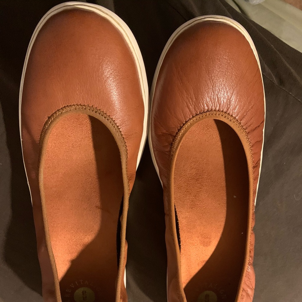 Revitalign Inca Ballerina Shoes Whiskey Size 9